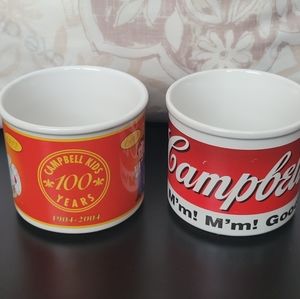 Campbell's 100 Year Anniversary & Vintage 98' "M'm M'm Good" Mugs